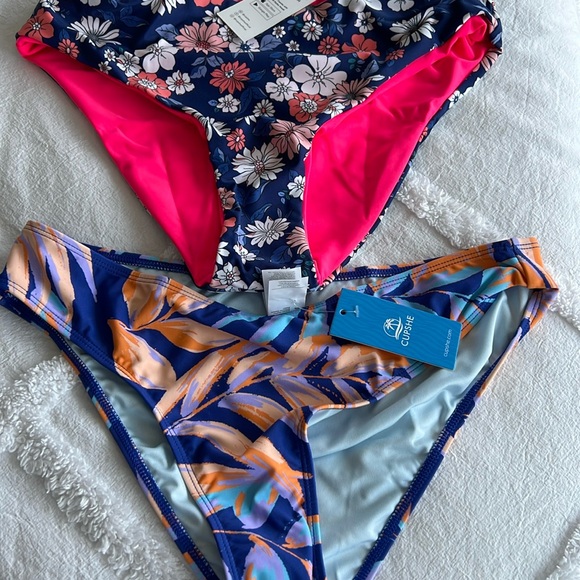 NWY two Cupshe bikini bottom s - Picture 1 of 3